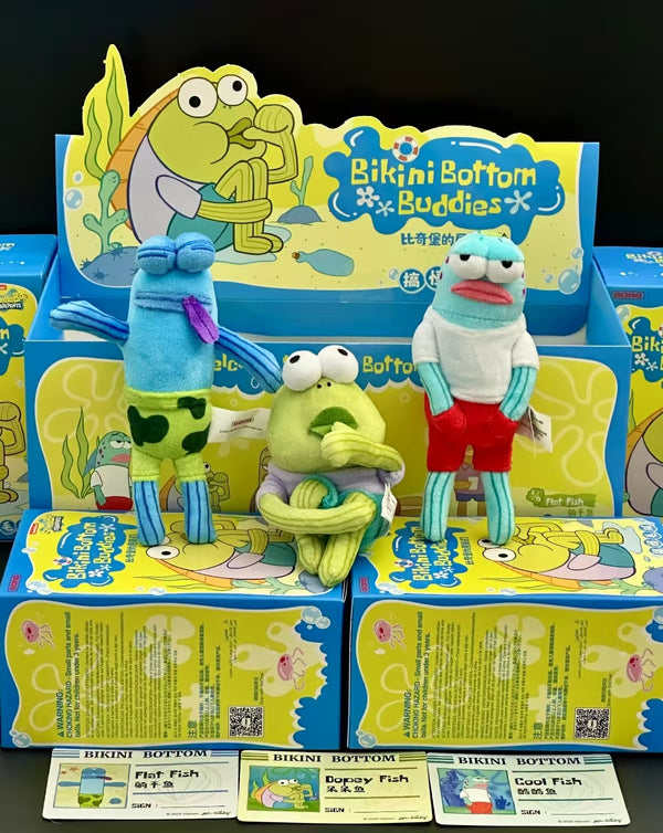 Bikini Bottom Buddies-Whimsical Plush